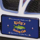 Fishing Club License Plate